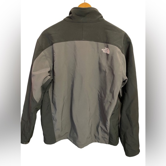 The North Face Apex Bionic Jacket XL‎ Full Zip Soft Shell Gray Black Two Tone - Picture 2 of 4